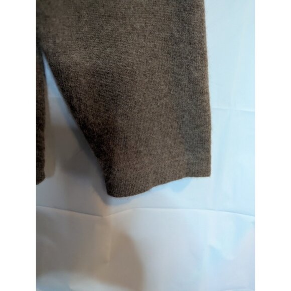 Giasone Men's 100% Cashmere 1/4 Zip Brown Sweater Sz XL - Picture 5 of 8